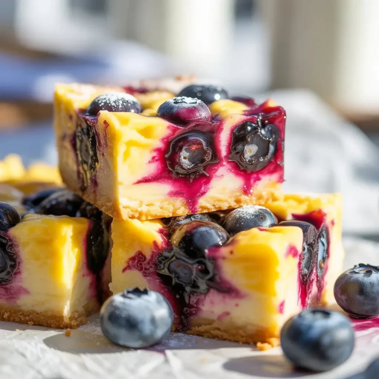 Lemon Blueberry Bars