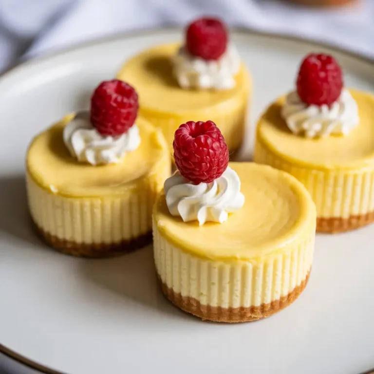 Mini Cheesecakes With Vanilla Wafers