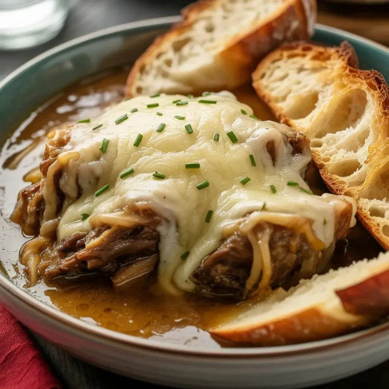 French Onion Soup With Braised Short Ribs