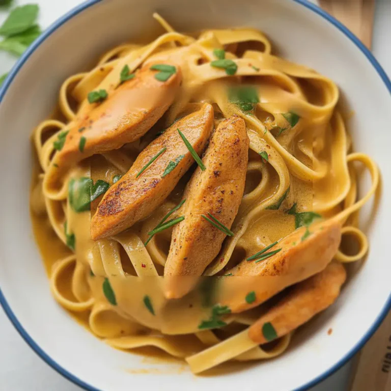 Delicious Cowboy Butter Chicken Linguine