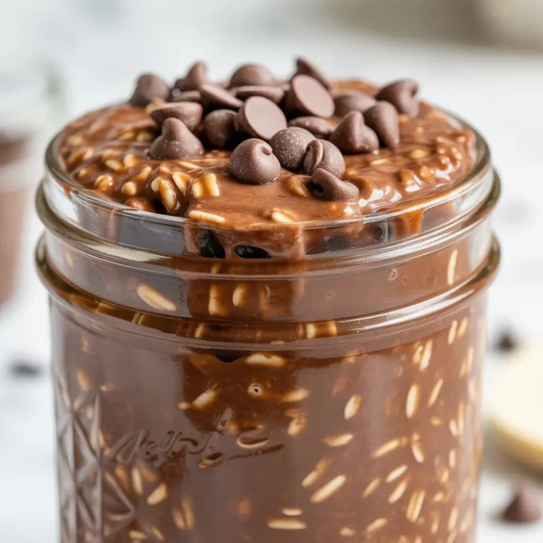 Brownie Batter Overnight Oats
