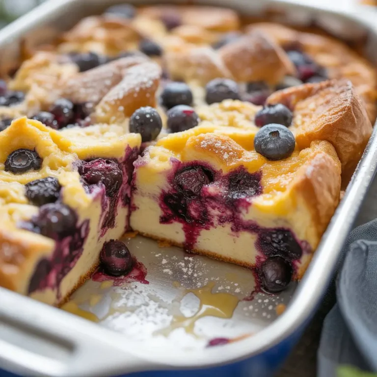 Blueberry French Toast Casserole