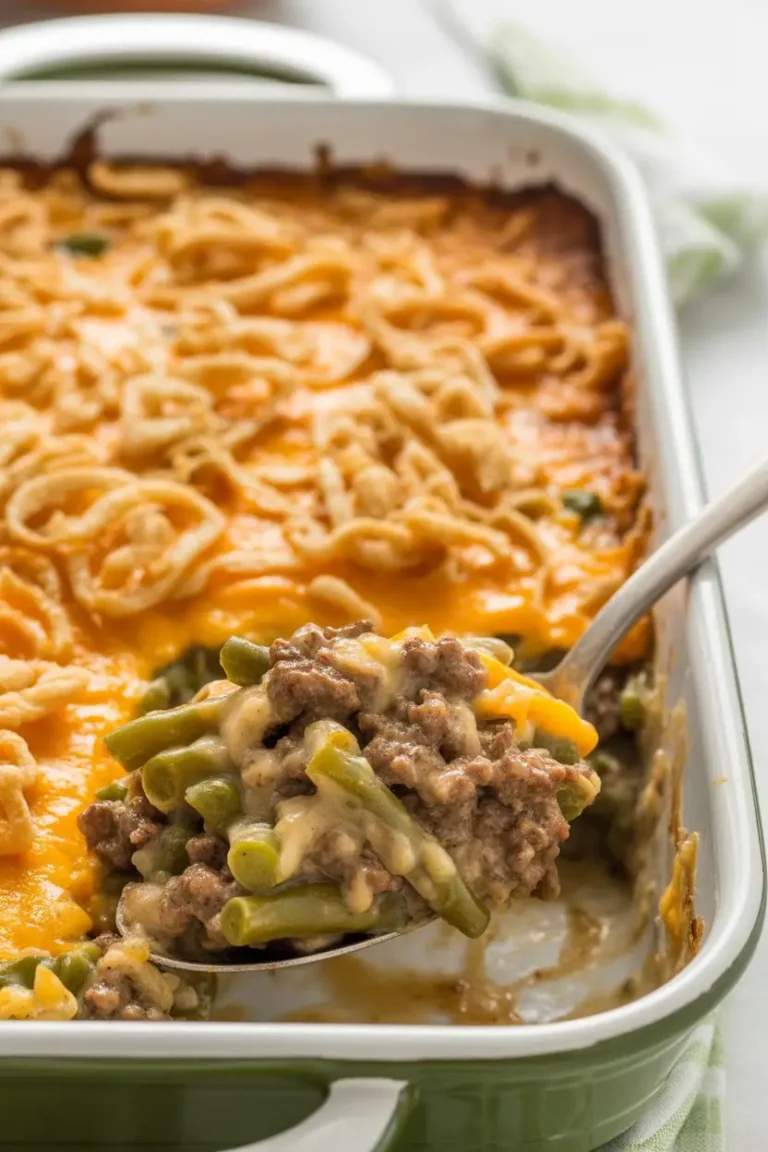 Hamburger Green Bean Casserole