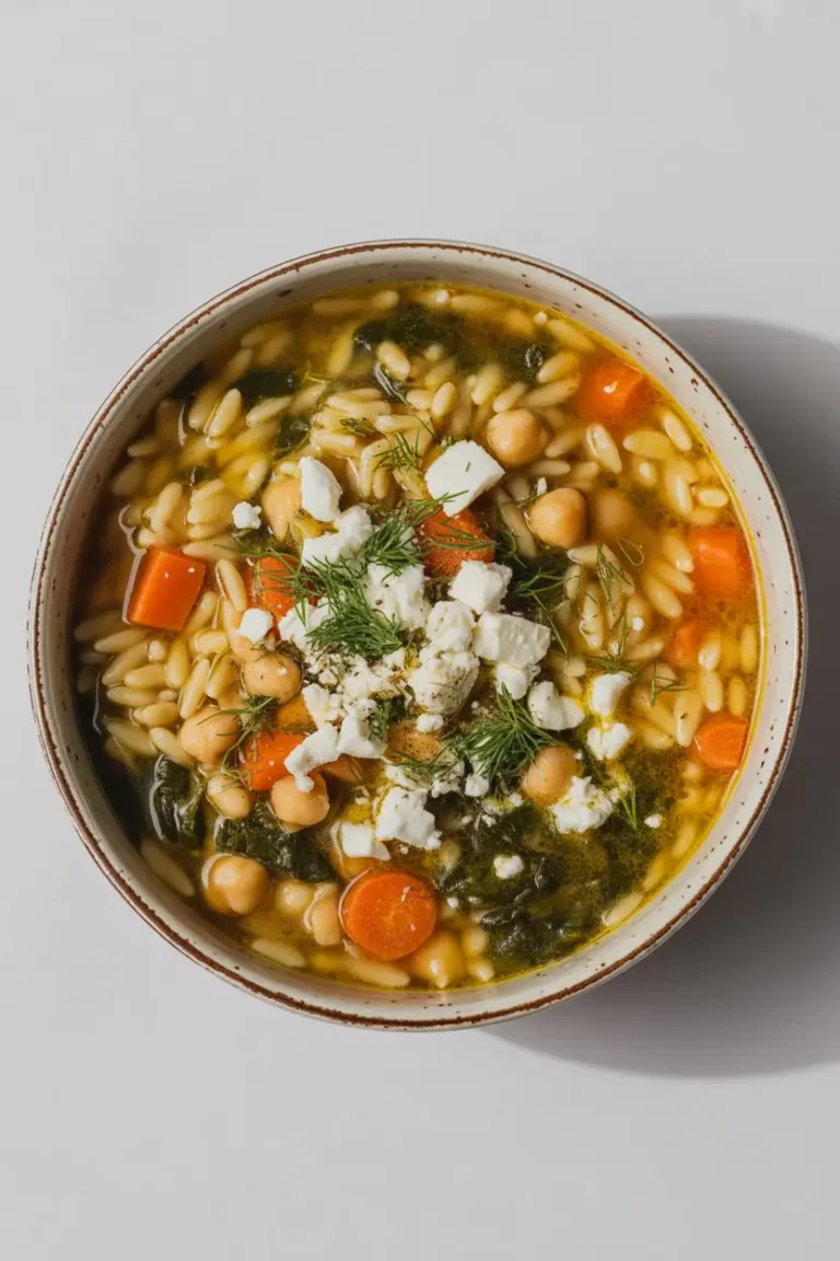 Mediterranean Orzo Soup
