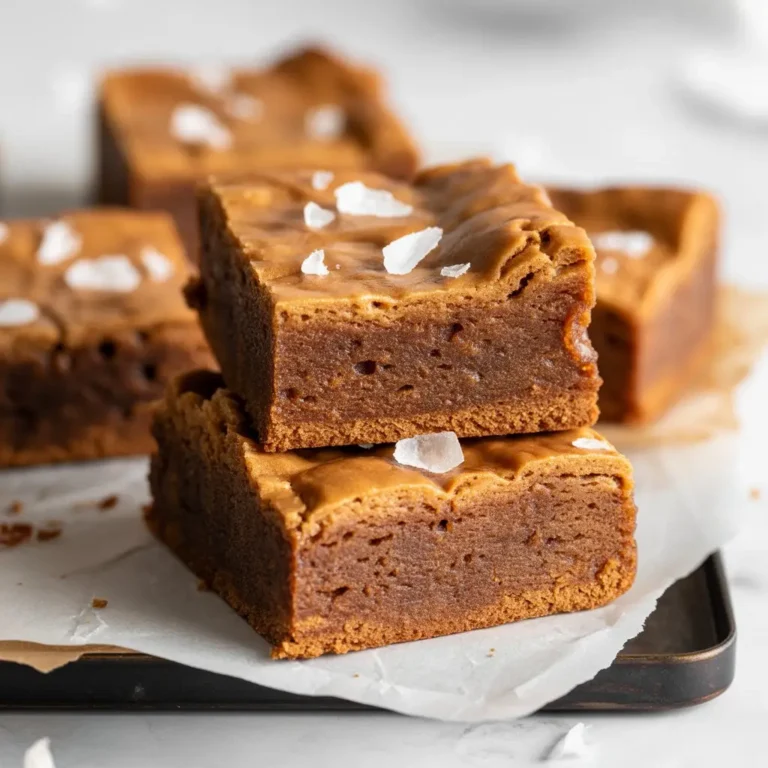 Salty Maple Brown Butter Blondies