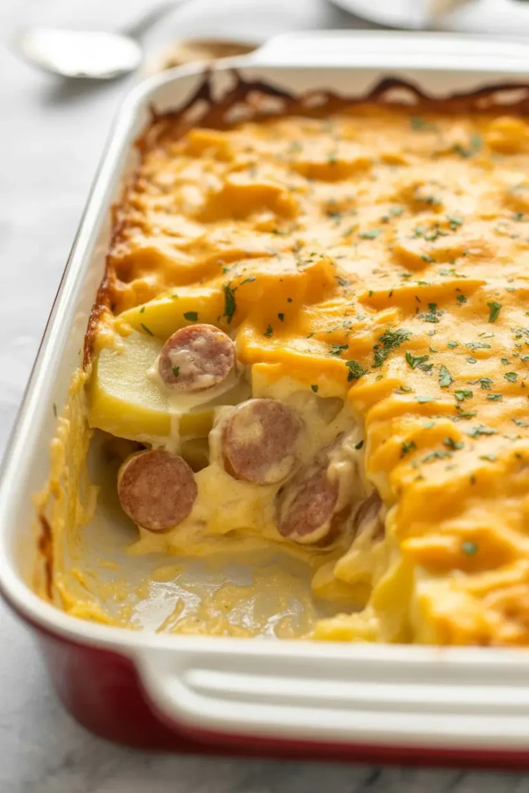 Creamy Sausage Potato Bake