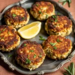 Read more about the article Cheddar Bay Crab Cakes with Lemon Butter Drizzle