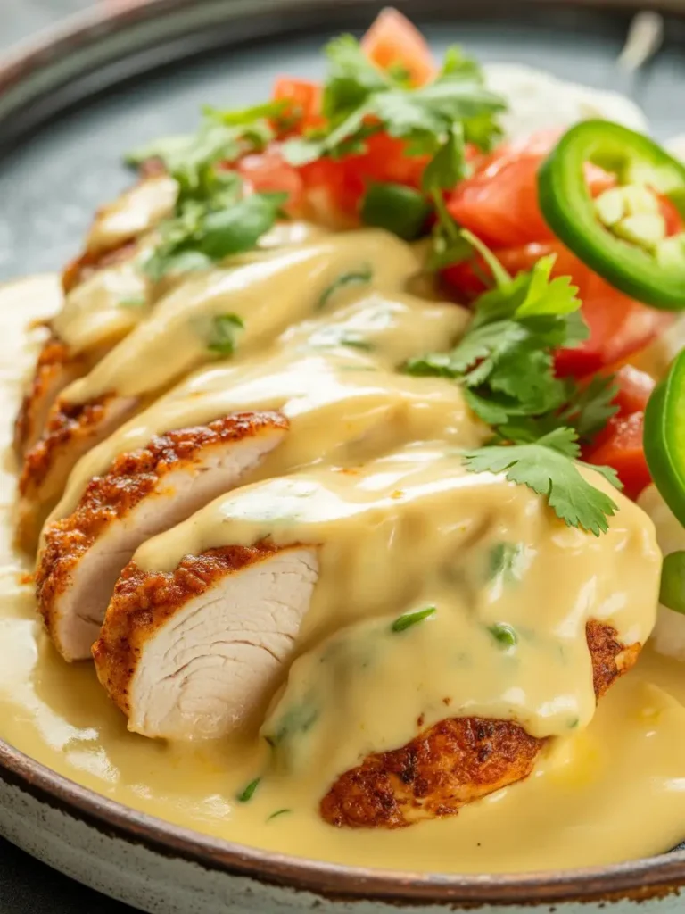 Mexican Chicken with Cheese Sauce Recipe