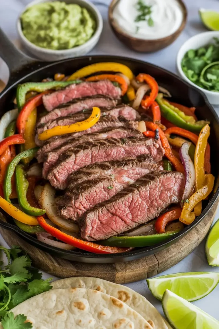 Sizzling Steak Fajitas Recipe
